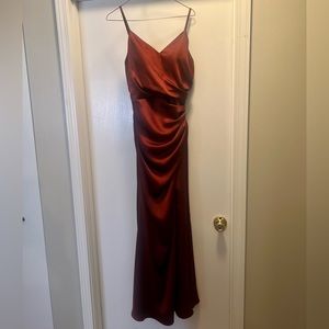 Revelry Satin Terracotta Rust - Size 4